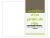 Création d'un jardin de ville des yvelines