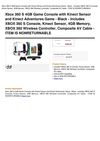 Xbox 360 S 4GB Game Console With Kinect Sensor And Kinect Adventures Game - Black - Includes XBOX 360