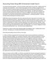 Accounting Rules Along With Enforcement Inside Face A