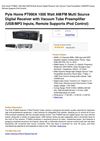 Pyle Home PT990A 1000 Watt AM FM Multi Source Digital Receiver With Vacuum Tube Preamplifier (USB MP3