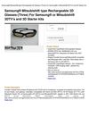 Samsungâ® Mitsubishiâ® Type Rechargeable 3D Glasses-(Three) For Samsungâ® Or Mitsubishiâ® 3DTV's And