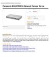 Panasonic BB-HCS301A Network Camera Server
