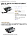 Cobra CPI 1575 1500 Watt 12 Volt DC To 120 Volt AC Power Inverter