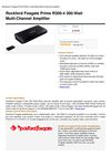 Rockford Fosgate Prime R300-4 300-Watt Multi-Channel Amplifier