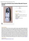 Garagevac GH120-G Gray Surface Mounted Vacuum Cleaner