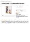 Avanti FF430W A 4.3Cf Refrigerator Freezer W