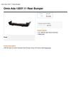 Omix-Ada 12037.11 Rear Bumper