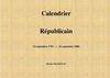 Calendrier Républicain Grégorien - conversion