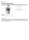 Die Cast Juice Extractor