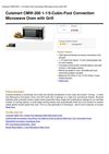 Cuisinart CMW-200 1-1 5-Cubic-Foot Convection Microwave Oven With Grill