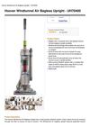 Hoover Windtunnel Air Bagless Upright - UH70400