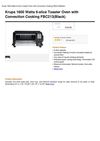 Krups 1600 Watts 6-Slice Toaster Oven With Convection Cooking FBC213