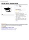 All Clad Electric Induction Burner