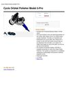 Cyclo Orbital Polisher Model 5-Pro
