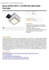 Broan QTXE110FLT 110 CFM Ultra Silent Bath Fan Light