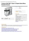 Cuisinart SM-70BC 7-Quart 12-Speed Stand Mixer, Brushed Chrome