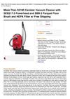 Miele Titan S2180 Canister Vacuum Cleaner With SEB217-3 Powerhead And SBB-3 Parquet Floor Brush And