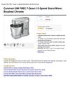 Cuisinart SM-70BC 7-Quart 12-Speed Stand Mixer, Brushed Chrome