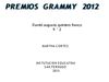 PREMIOS GRAMMY 2012