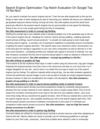 Search Engine Optimization Top-Notch Evaluation On Google Top 10 No-No's