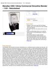 Blendtec ICB3 13Amp Commercial Smoothie Blender - 110V - Refurbished