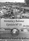 Sociedad Rural de Bolívar, Balance 2011