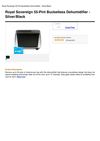 Royal Sovereign 55-Pint Bucketless Dehumidifier - Silver Black