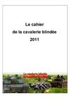 CAHIER DE LA CAVALERIE BLINDEE