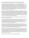 Online Marketing Fundamentals If You Are Starting Up Out