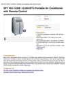 SPT WA-1230E 12,000-BTU Portable Air Conditioner With Remote Control