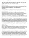 Self-Help Guide To Job Interviews _ An Interview , How You Can Always Be At Your Finest And Get That Job