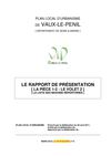 PLU Vaux-le-Pénil - Document 2 - Réunion de concertation du 11/04/2012