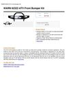 WARN 62323 ATV Front Bumper Kit