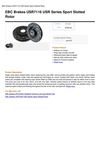 EBC Brakes USR7116 USR Series Sport Slotted Rotor
