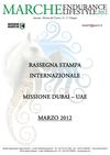 Rassegna Stampa Internazionale Marche Endurance Lifestyle - Dubai