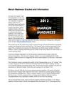 March Madness Bracket and Information