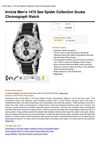 Invicta Men's 1475 Sea Spider Collection Scuba Chronograph Watch