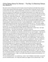 Online Dating Advice For Women -- The Way To Effectively Refuse Any Mother N