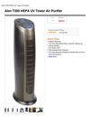Alen T300 HEPA UV Tower Air Purifier