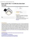 Broan QTXE110FLT 110 CFM Ultra Silent Bath Fan Light