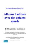 Albums à utiliser avec des enfants sourds