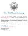 Free Oral Cancer Screening