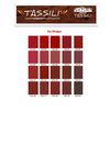 Nuancier Tassili - Natura - Les rouges pleins