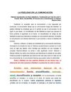 Fidelidad y Factores de la Comunicación