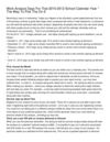 Work Analyze Days For That 2010-2012 School Calendar Year _ The Way To Pick The On E