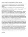 Organic Breast Enhancer Capsules - A Safety Reminder