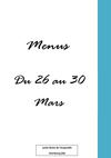 26 au 30 mars 2012