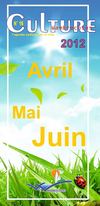 Agenda culture n°16 | Avril à l'été 2012