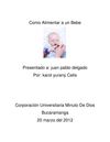 como alimentar a un bebe