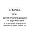 El tiempo hace Spanish Weather Expressions